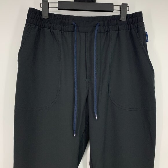 Nautica Jogger Pants NavTech Black Slim Fit Pull On Drawstring - Picture 3 of 12